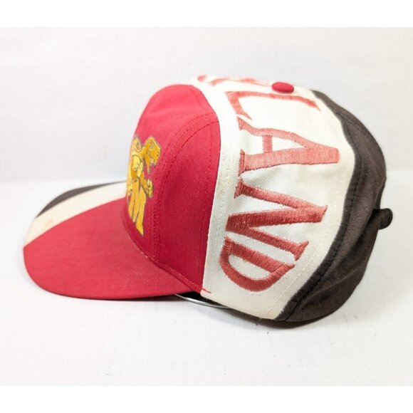 Vintage Maryland Terrapins Hat READ Snapback Twin Enterprise Stripe 90s Terps - Picture 3 of 13